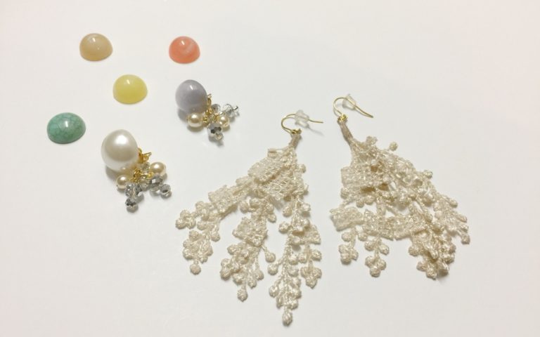 6/12(水)【coffee染めのタッセルピアスと選べる夏色ピアス作り@八千代】