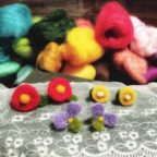 【開催報告】11/6(水)羊毛フェルトフラワー耳飾り作り@八千代