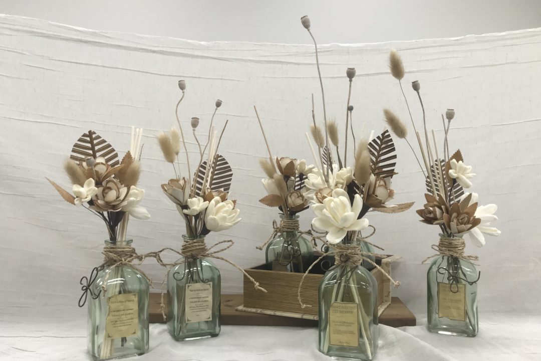 【開催報告】9/11(水)サノフラワーでつくる秋のボトルアレンジメント@八千代