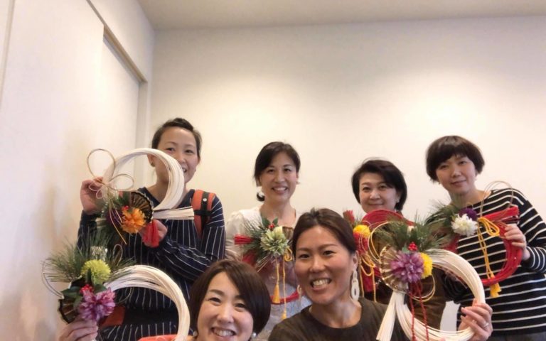 【開催報告】12/13(金)和モダンお正月飾り作り@船橋